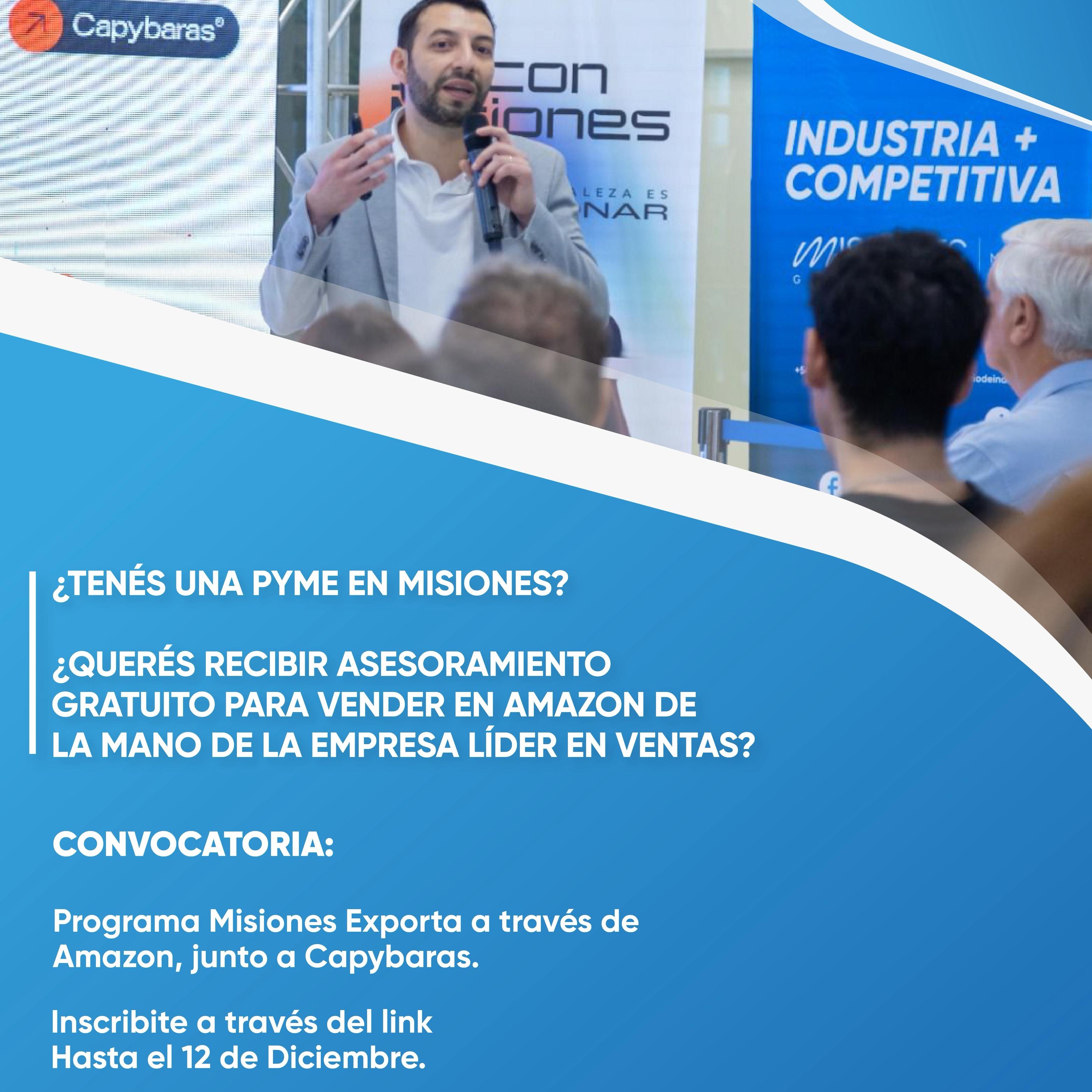 Convocan a PYMES misioneras para acceder a asesoramiento gratuito y comenzar a vender en Amazon