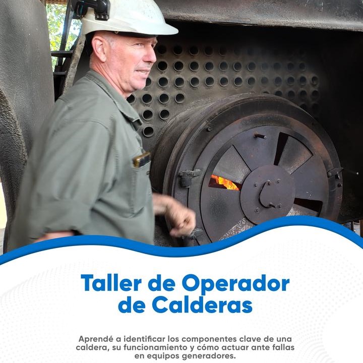 Santa Ana será sede del Taller de Operador de Calderas con certificación oficial