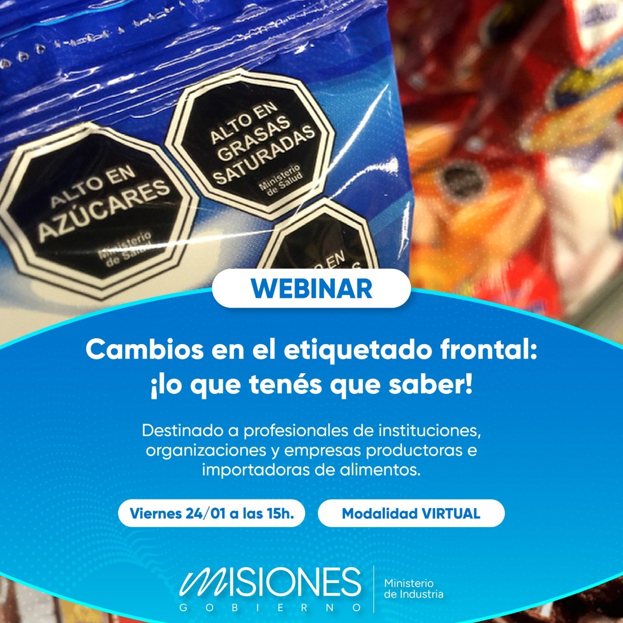Webinar sobre los cambios en el etiquetado frontal de alimentos