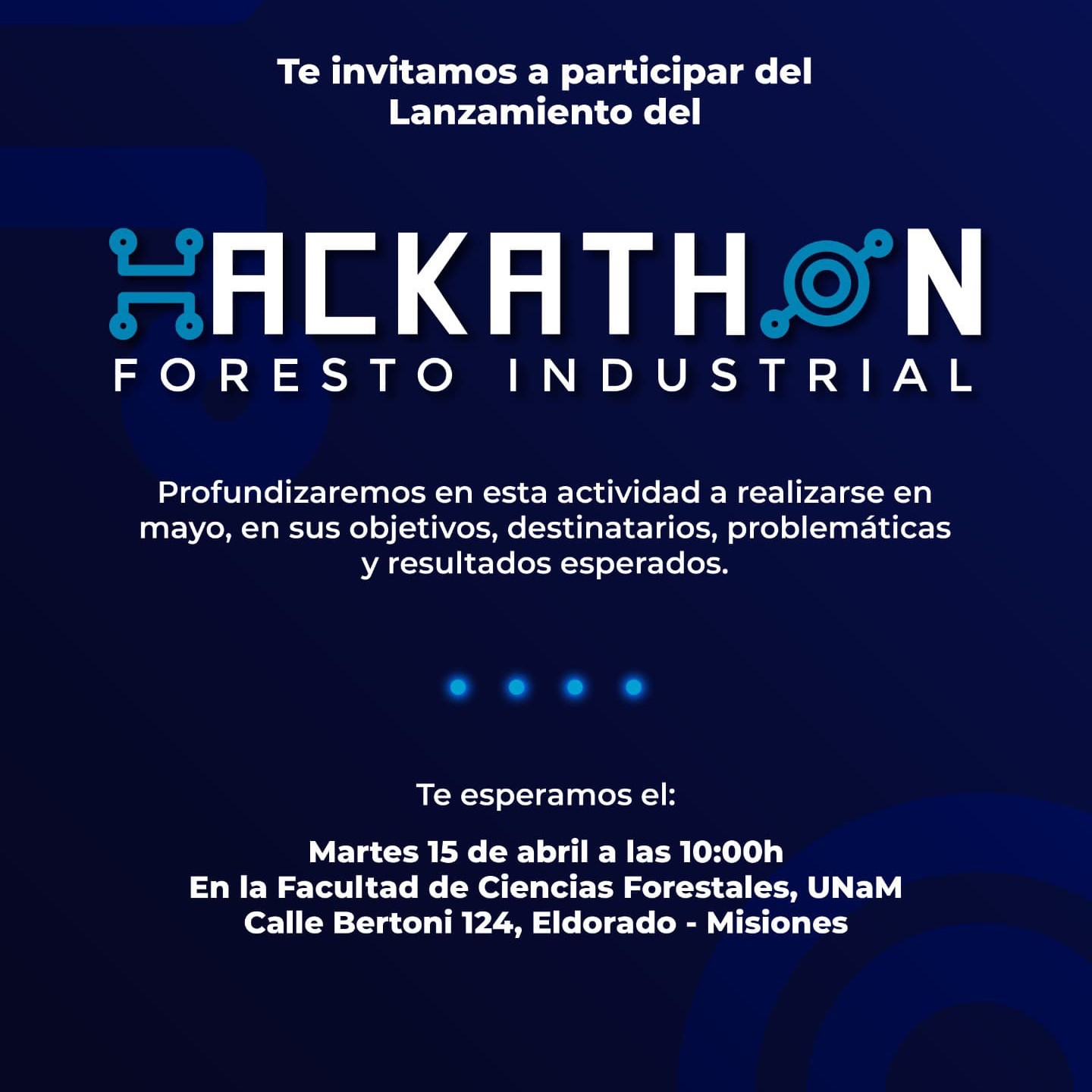 Tecnología Verde: Hackathon para la innovación en la Industria forestal de Misiones